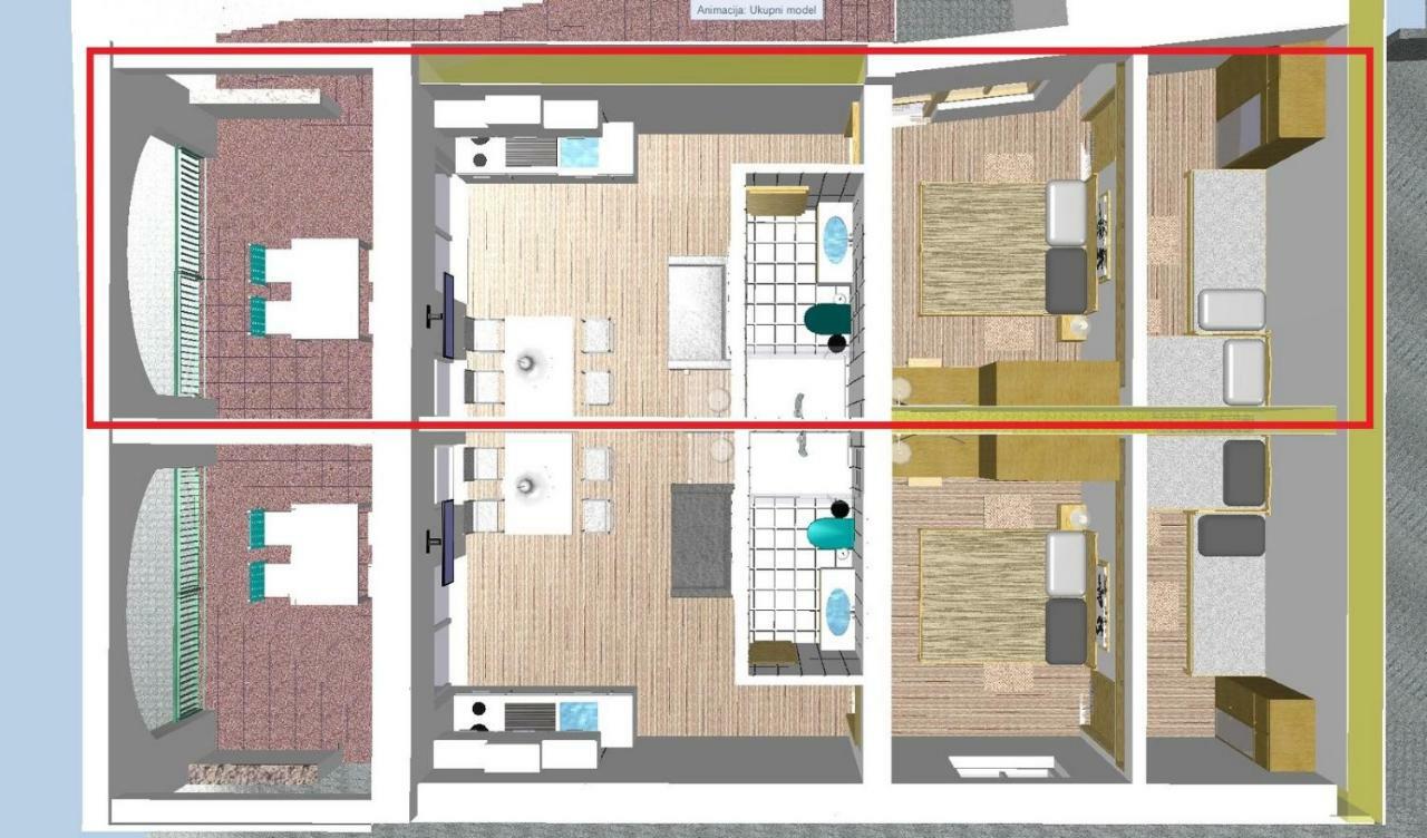 Apartments In Zaostrog Luaran gambar